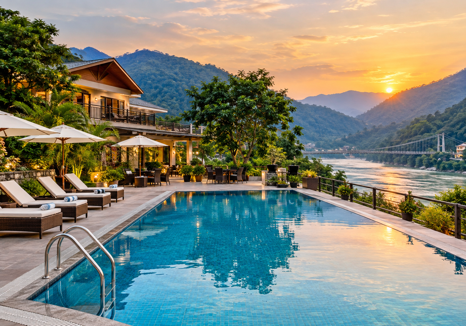Resorts in Rishikesh with Swimming Pool
